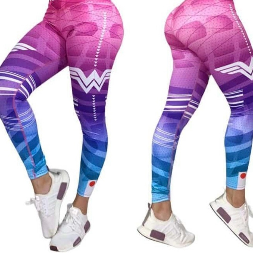 Gradient Purple and Blue Women's Leggings